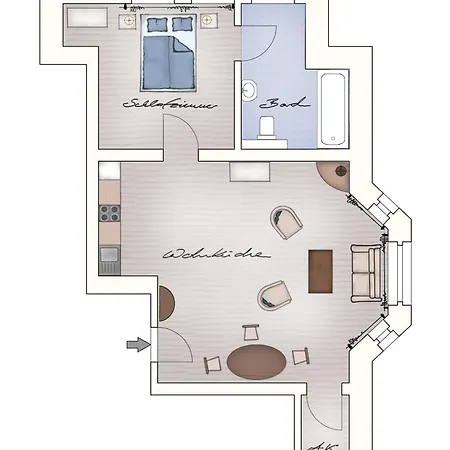 Ferienwohnung-1-direkt-am-wasser-im-gut-grubnow-ruegen * Grubnow